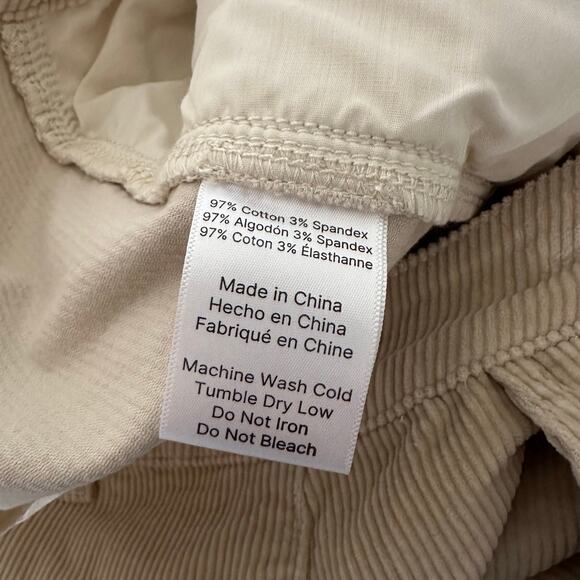 Tru Kolors Men's Tan Corduroy Pleat Ribbed Pants Size XXL - Picture 8 of 9